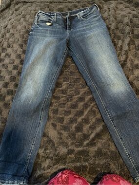 Silver Jeans Women’s Medium Dark Blue boyfriend Leg Jeans